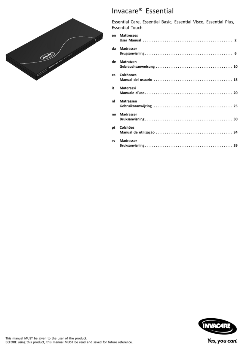 Invacare Essential Care User manual Invacare Essential Care User manual