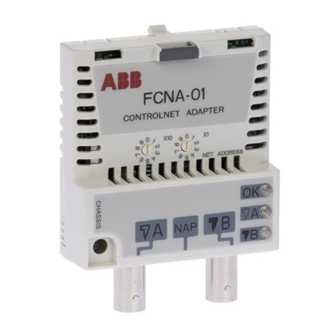ABB ControlNet FCNA-01 Quick installation and start-up guide