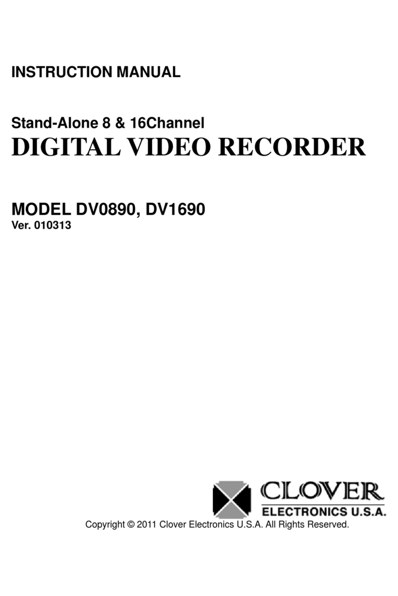 Clover DV0890 User manual