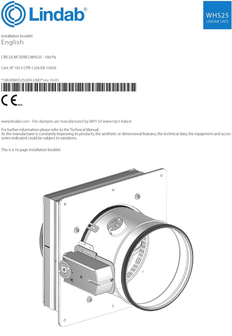 Lindab CIRCULAR Series Installation and operation manual