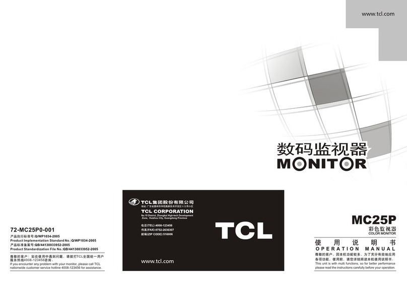 TCL MC25P User manual