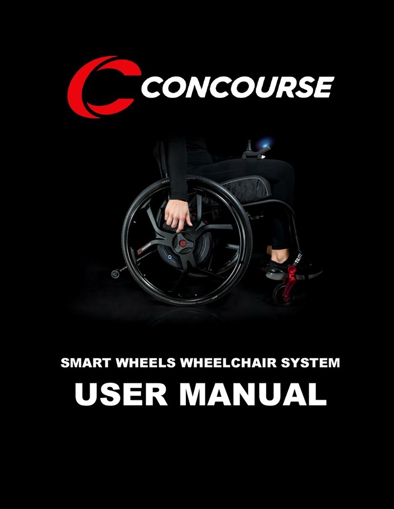 Concourse SMART WHEELS WHEELCHAIR SYSTEM user manual