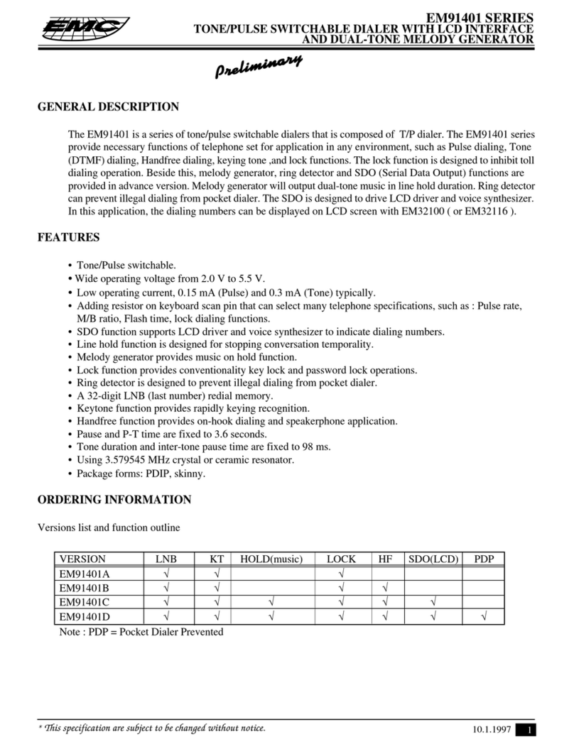 EMC EM91401 Series manual