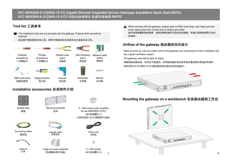 H3C MSR2600-6-X1 Operating and maintenance manual
