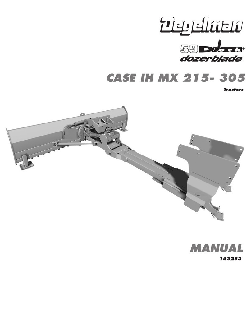 Degelman CASE IH MX 215 User manual