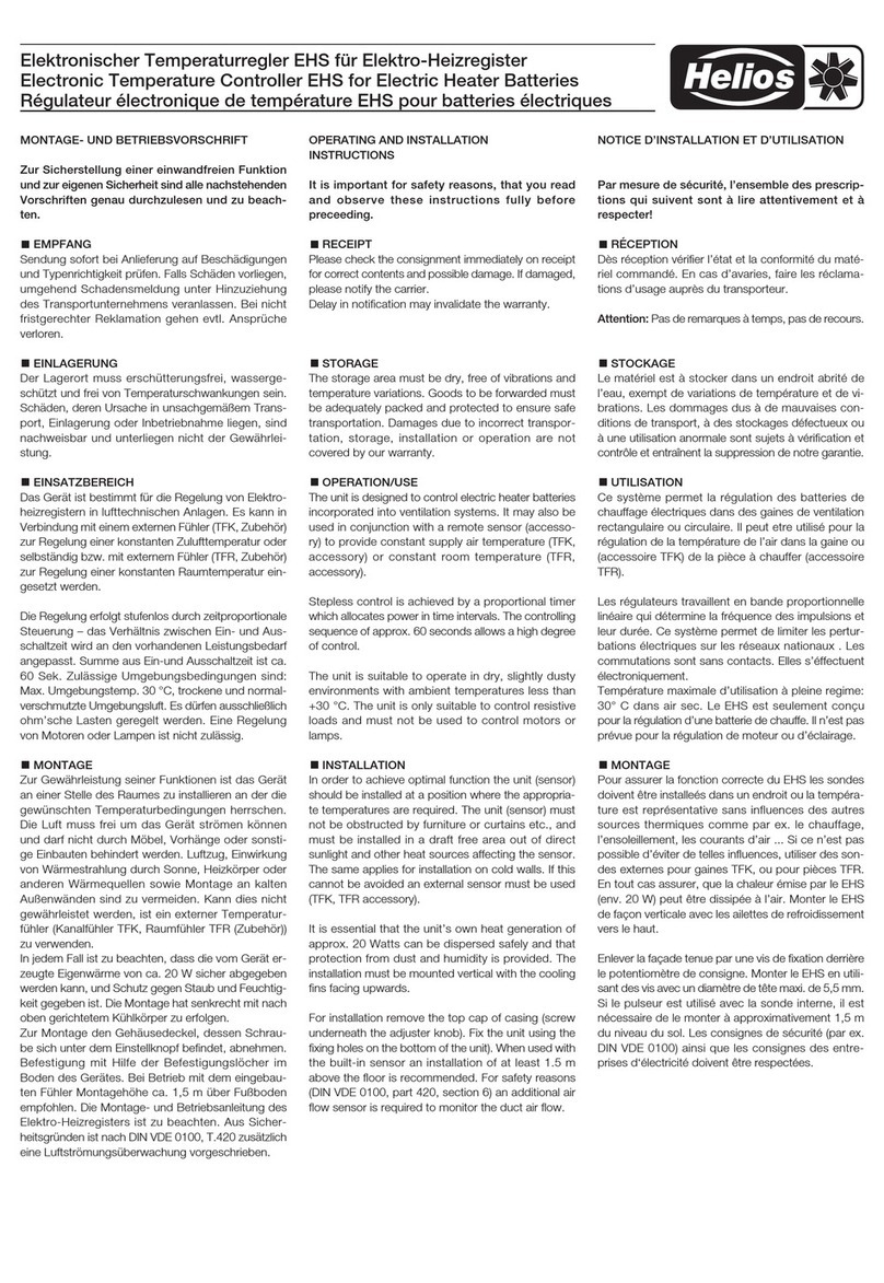 Helios EHS User manual