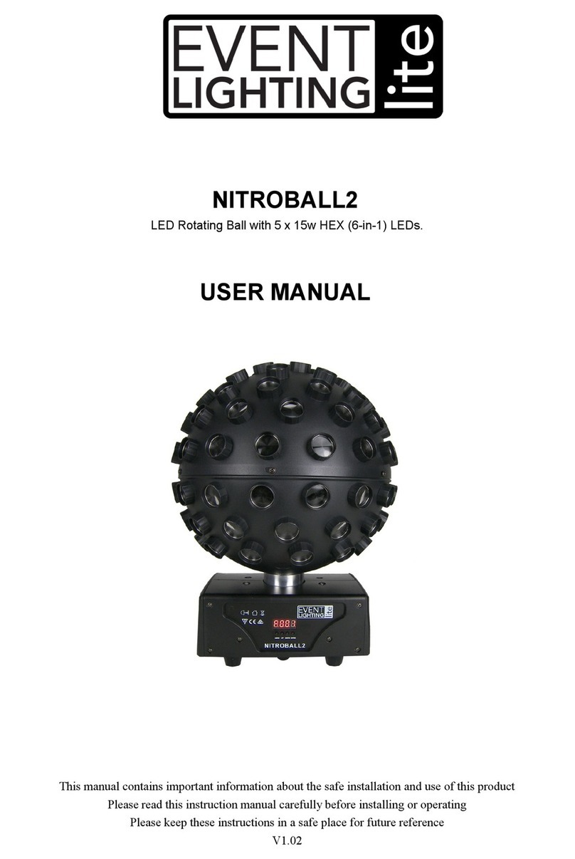 Event Lighting NITROBALL2 user manual