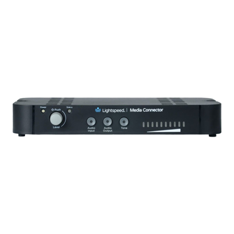 Lightspeed Media Connector Access manual
