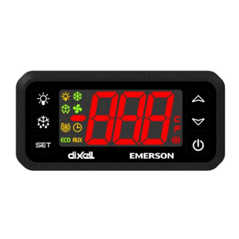 Emerson Dixell XR70CH Installing and operating instructions