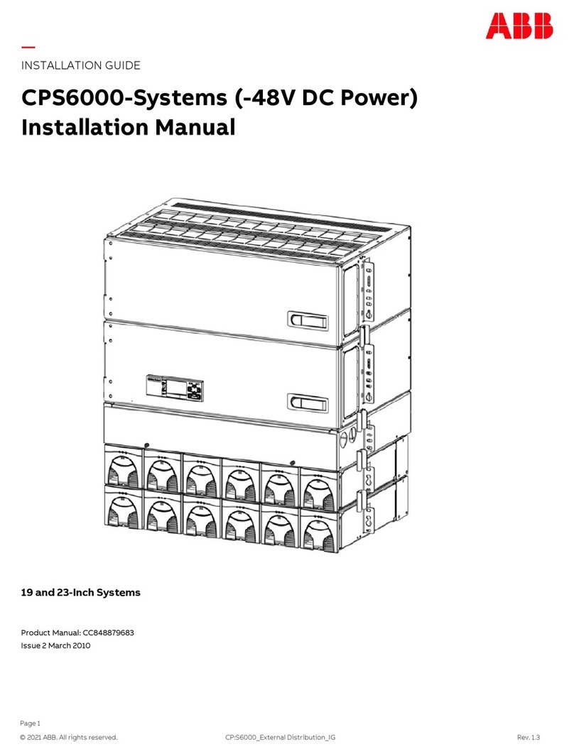 ABB CPS6000-Systems-48V DC Power installation manual