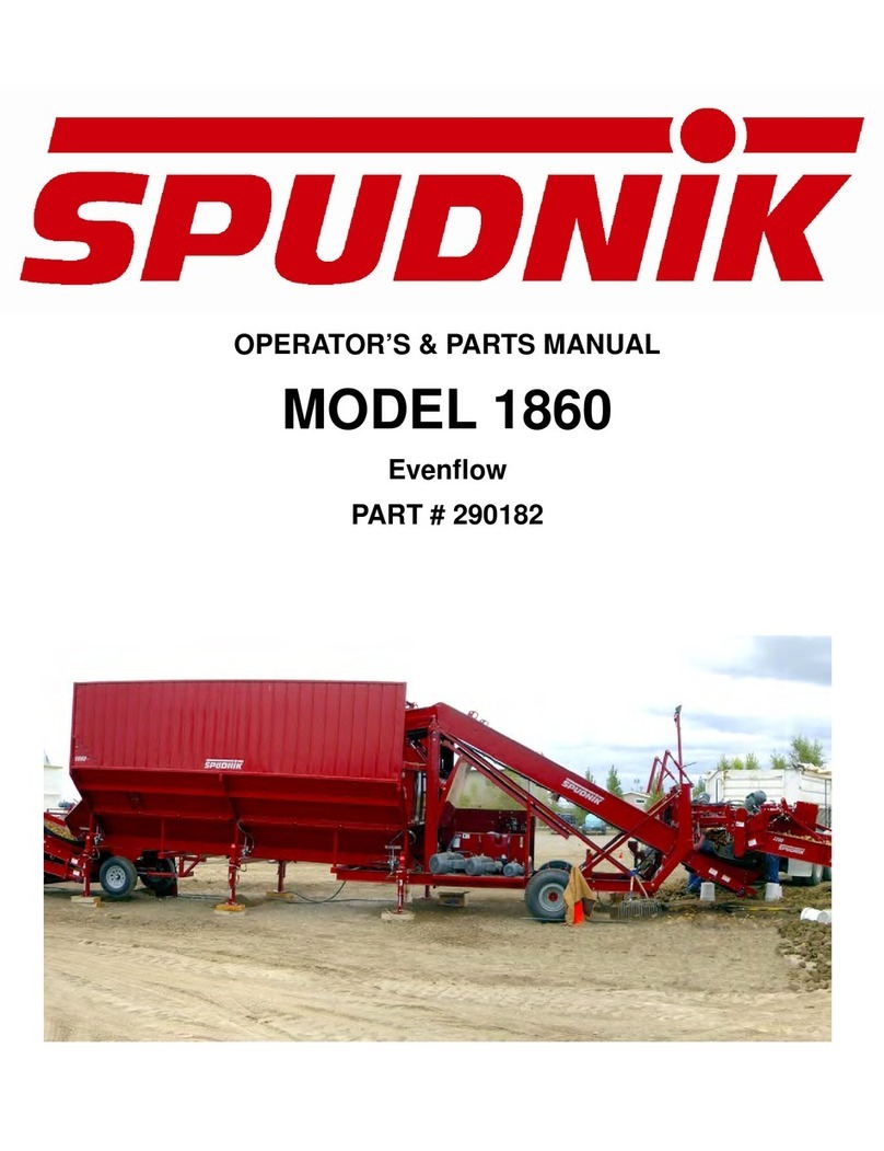 Spudnik 1860 Operator's & parts manual