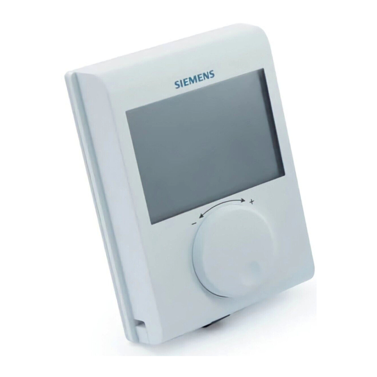 Siemens RDH100 User manual
