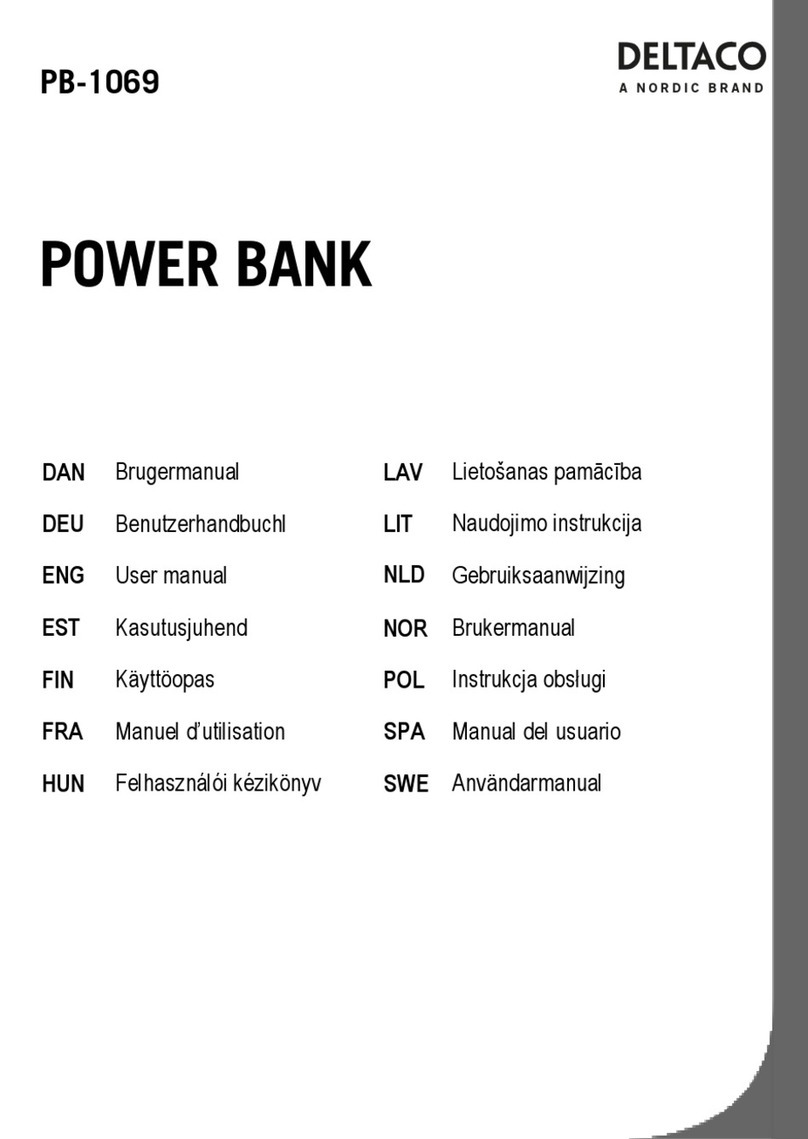 Nordic DELTACO PB-1069 User manual