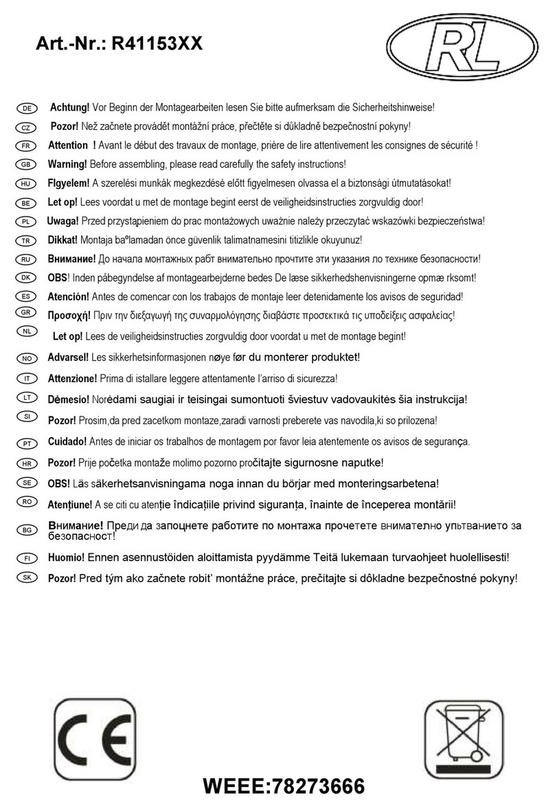 RL R41153 Series User manual