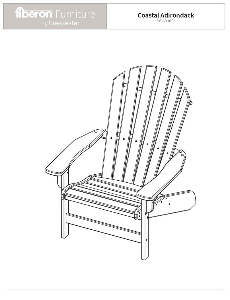Breezesta fiberon Coastal Adirondack FIB-AD-0102 User manual Breezesta fiberon Coastal Adirondack FIB-AD-0102 User manual