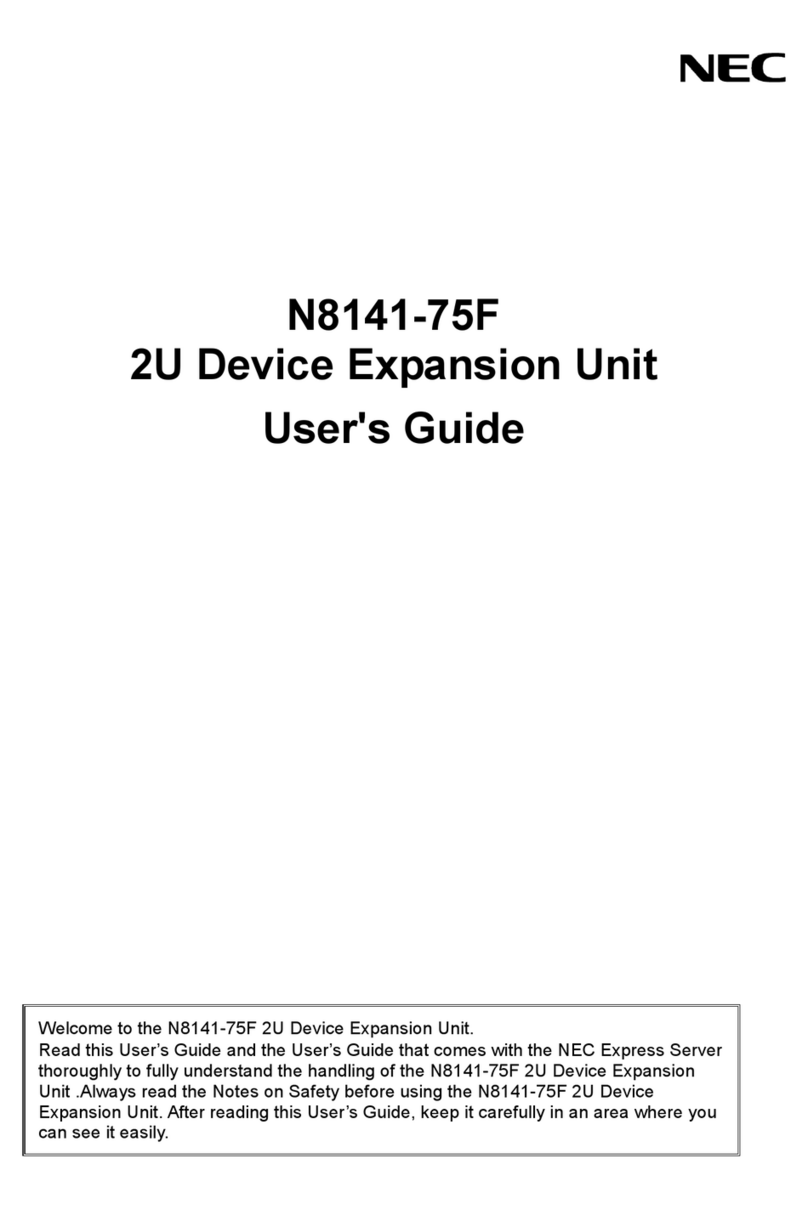 NEC N8141-75F User manual