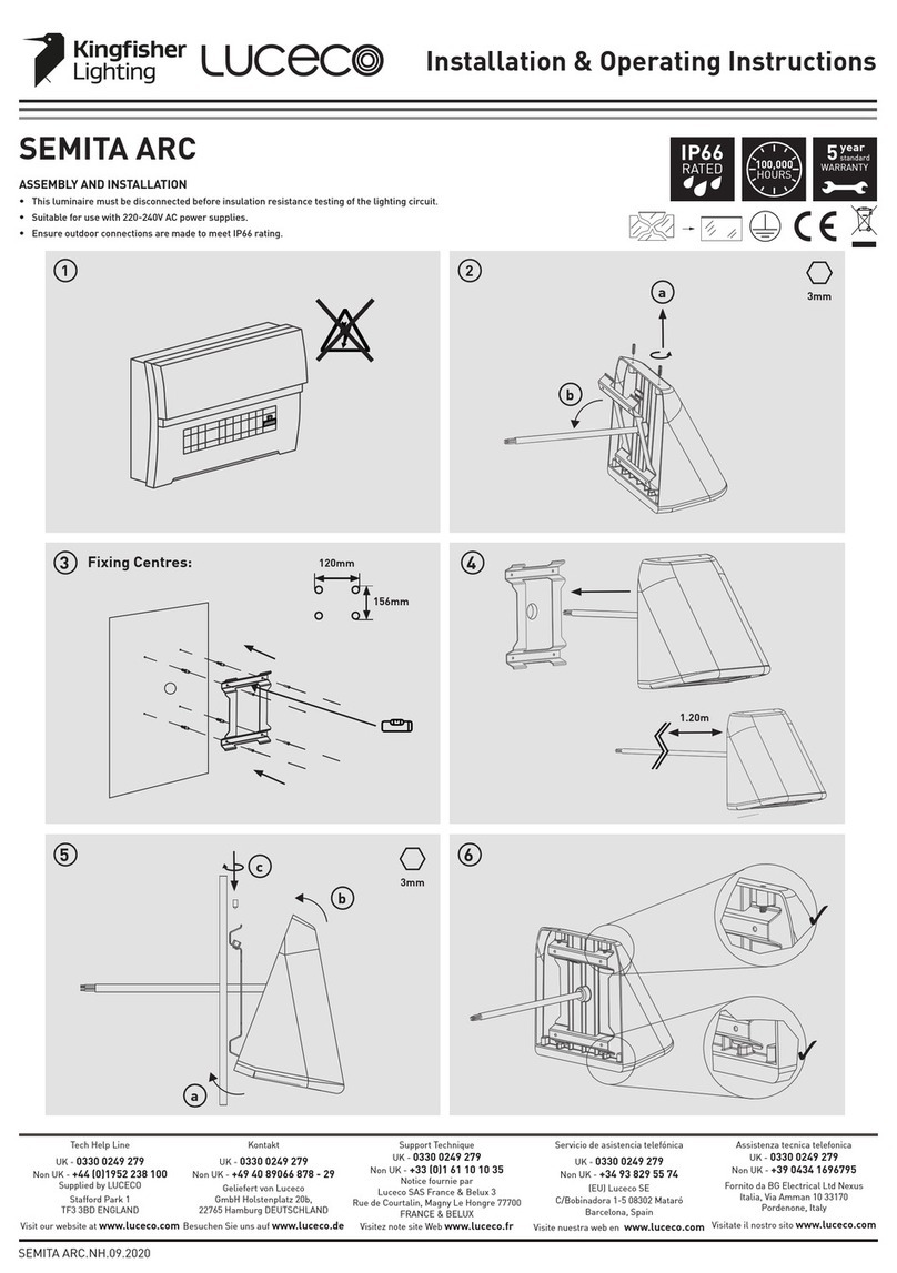 luceco Kingfisher Lighting Semita Arc Manual