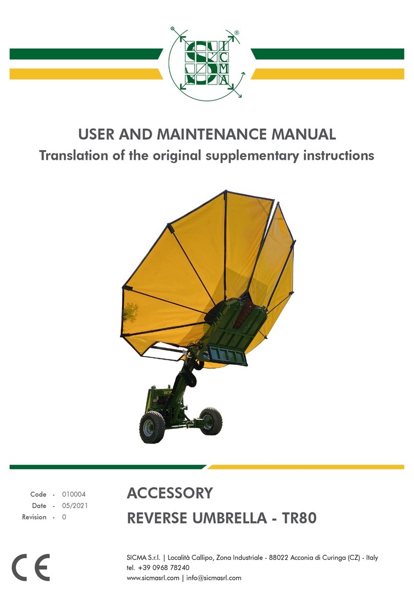 Sicma TR80 Operating instructions