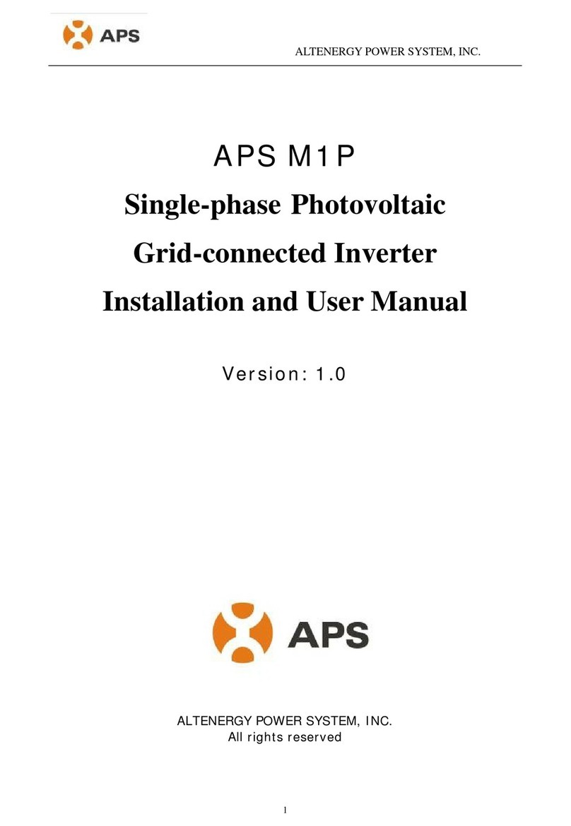 APS M1P Installation and user manual APS M1P Installation and user manual