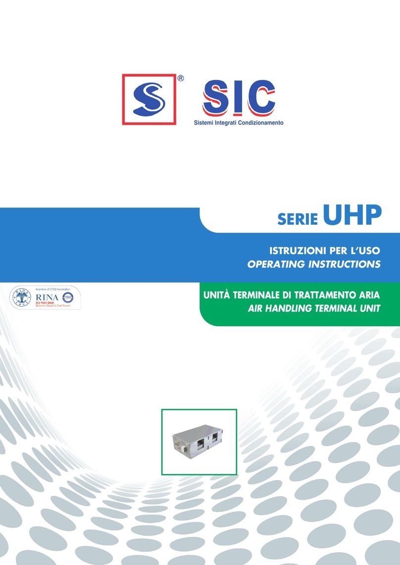 SIC UHP Series operating instructions