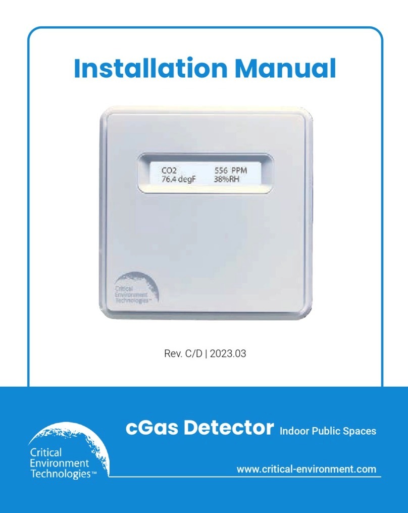 Critical Environment Technologies CGAS-AP installation manual