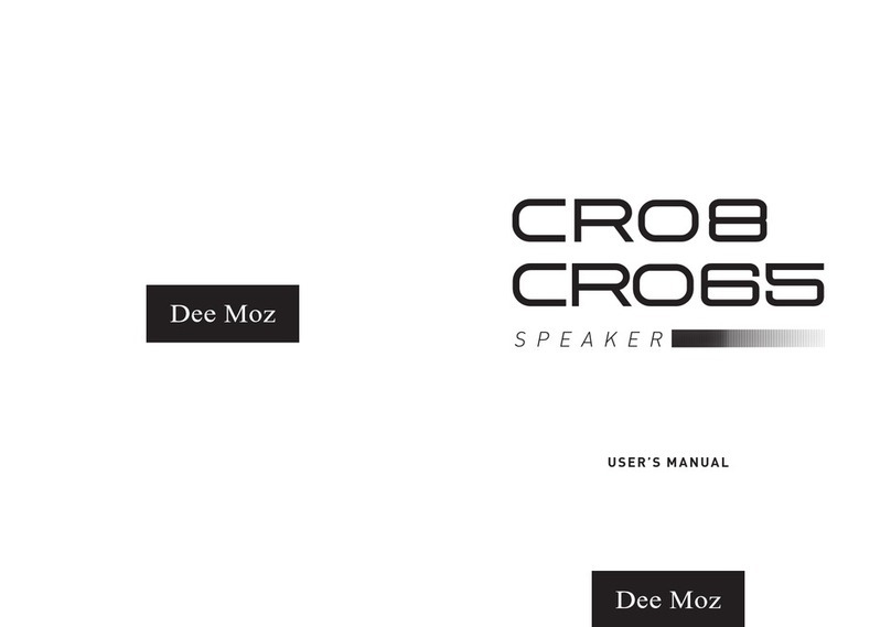 Dee Moz CRO8 User manual