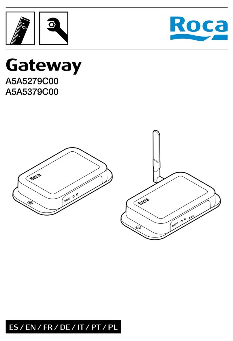 Roca A5A5279C00 manual
