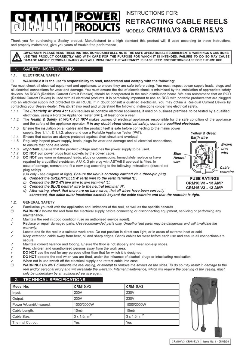 Sealey CRM10.V3 instructions