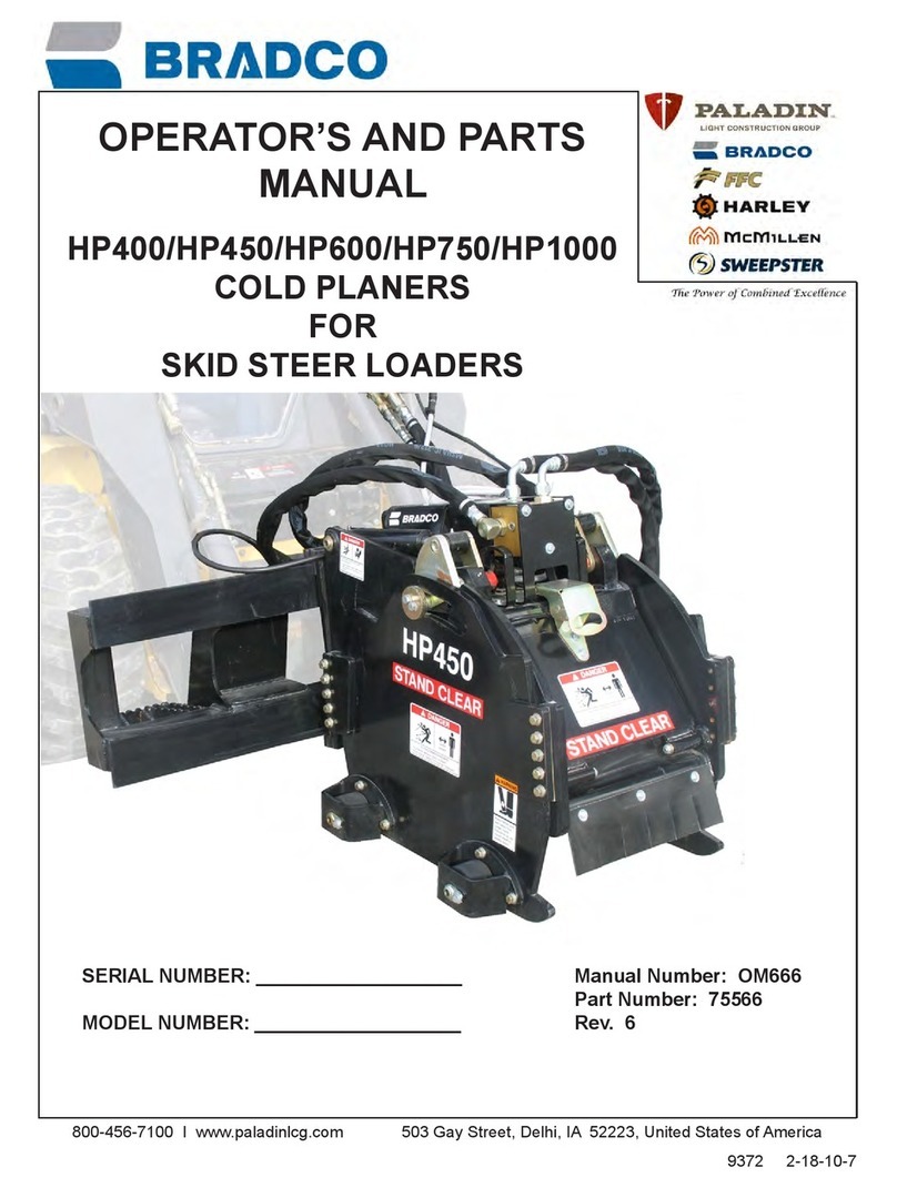 Bradco HP400 Product manual