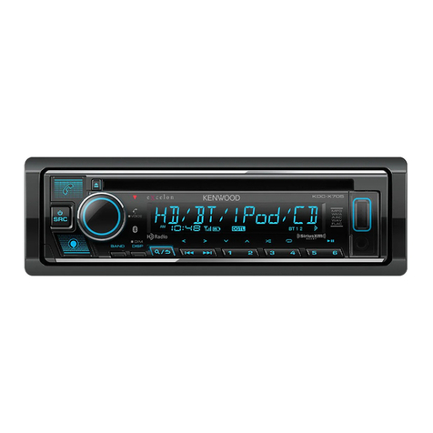 Kenwood KDC-X705 instruction manual