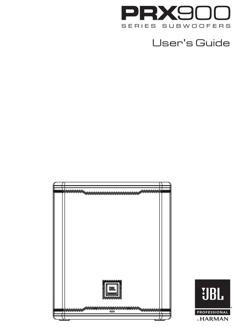 JBL PRX900 Series user guide