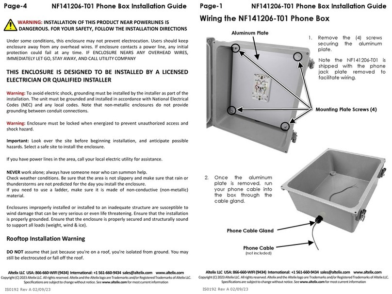 Altelix NF141206-T01 User manual