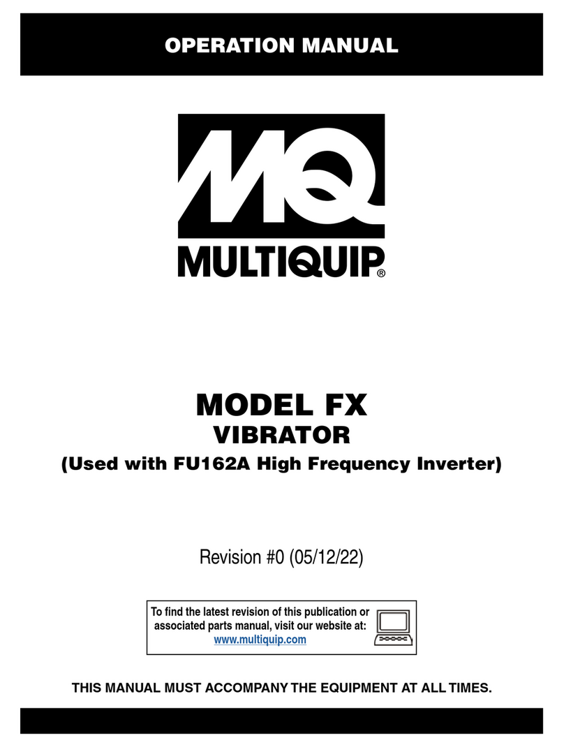 MQ Multiquip FX User manual