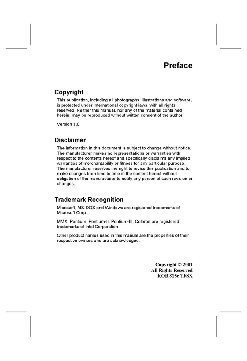 ECS Electronics P6IEAT User manual ECS Electronics P6IEAT User manual