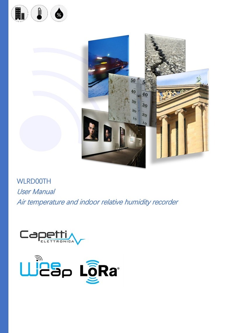 Capetti Elettronica WineCap WLRD00TH User manual