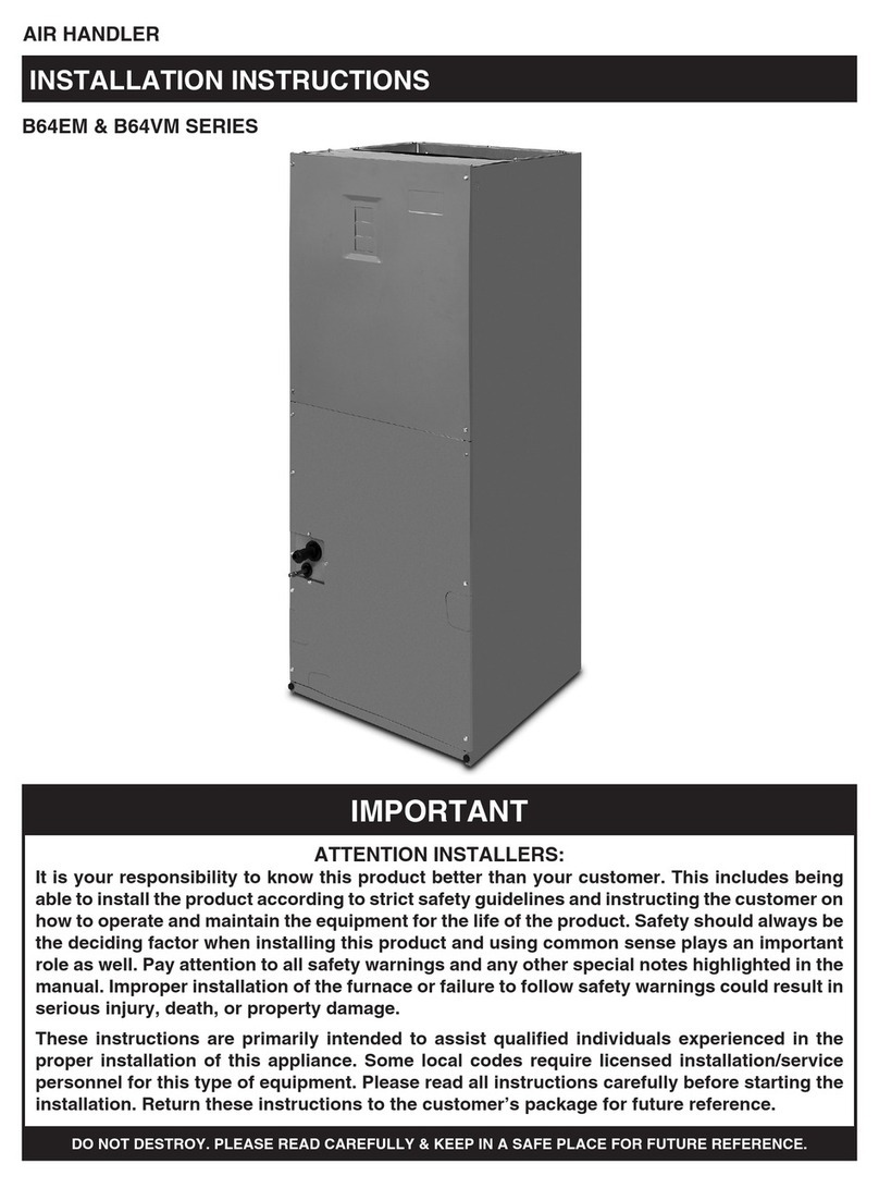 Nortek B64VM Series installation instructions