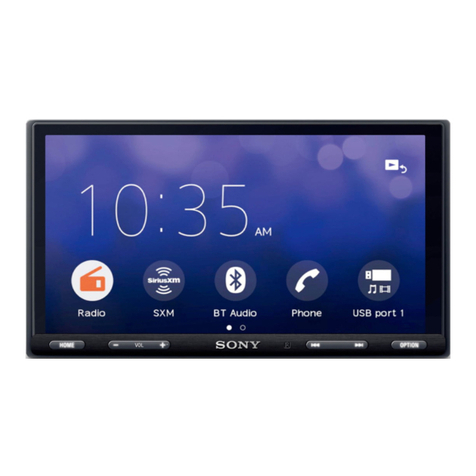 Sony XAV-AX5500OB User manual
