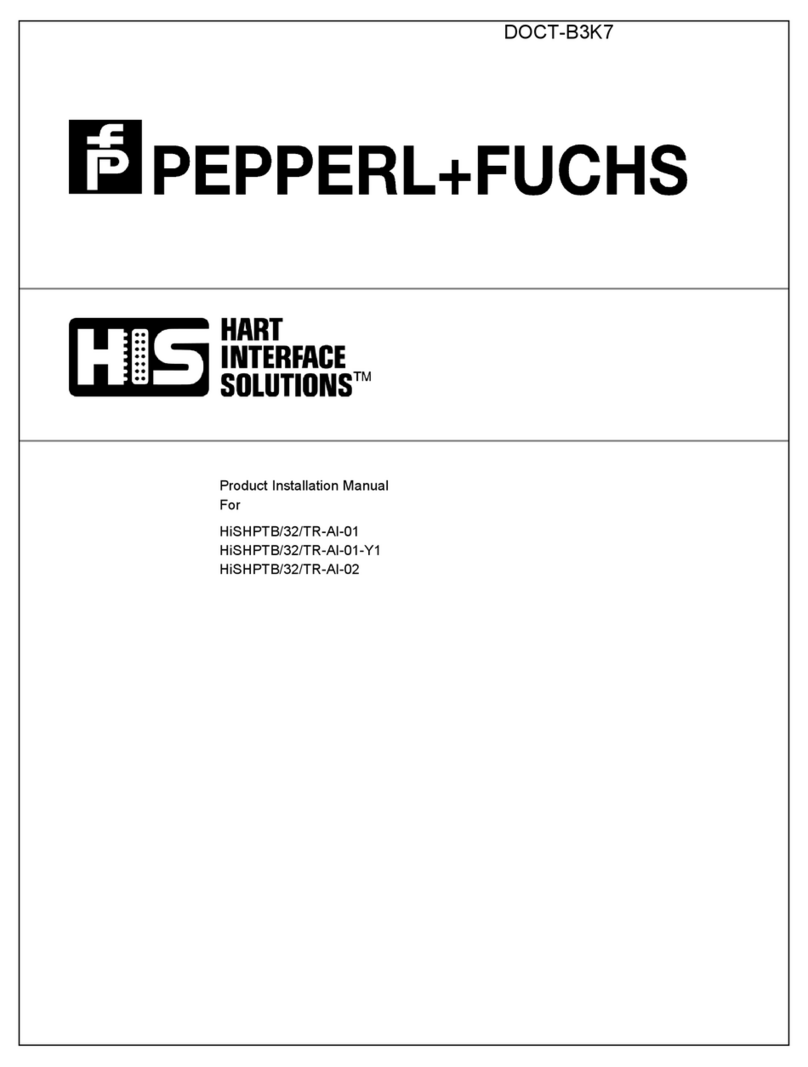 Pepperl+Fuchs HiSHPTB/32/TR-AI-01 User manual