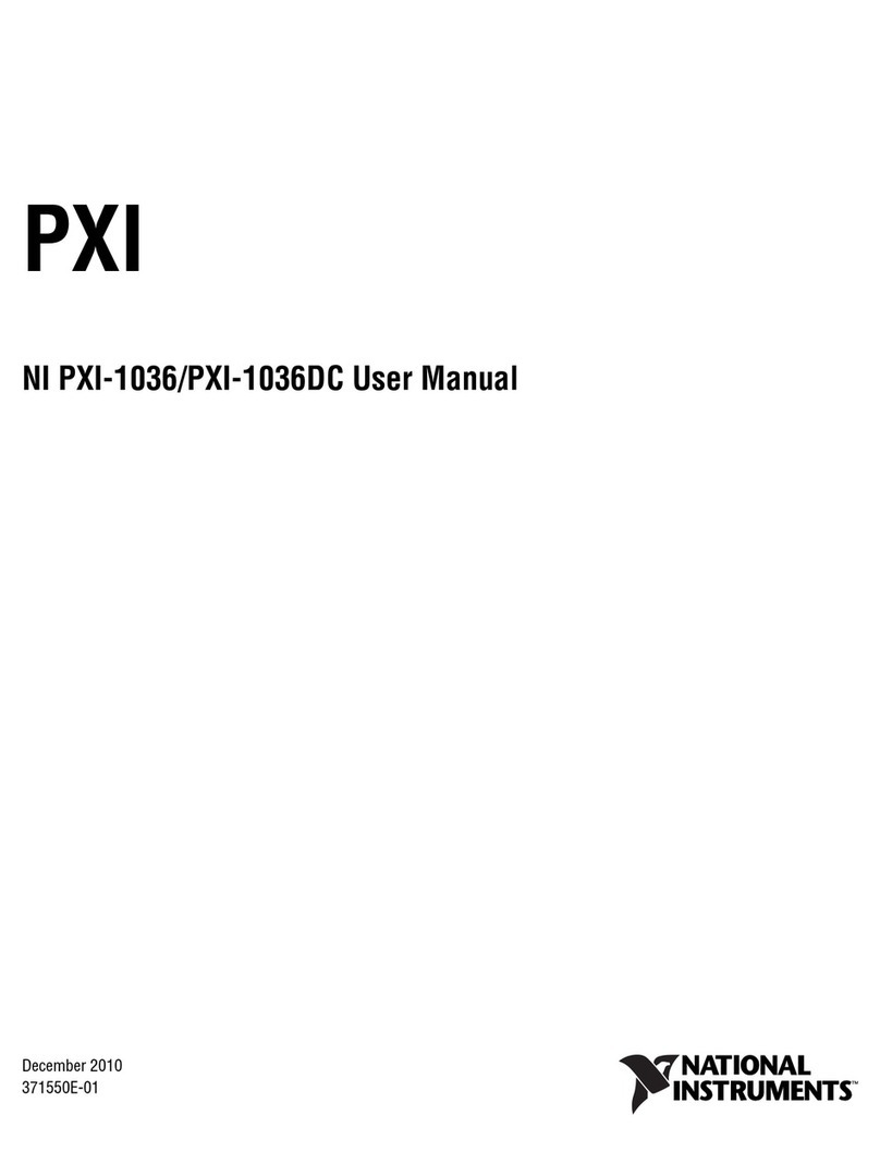 National Instruments PXI-1036DC user manual National Instruments PXI-1036DC user manual