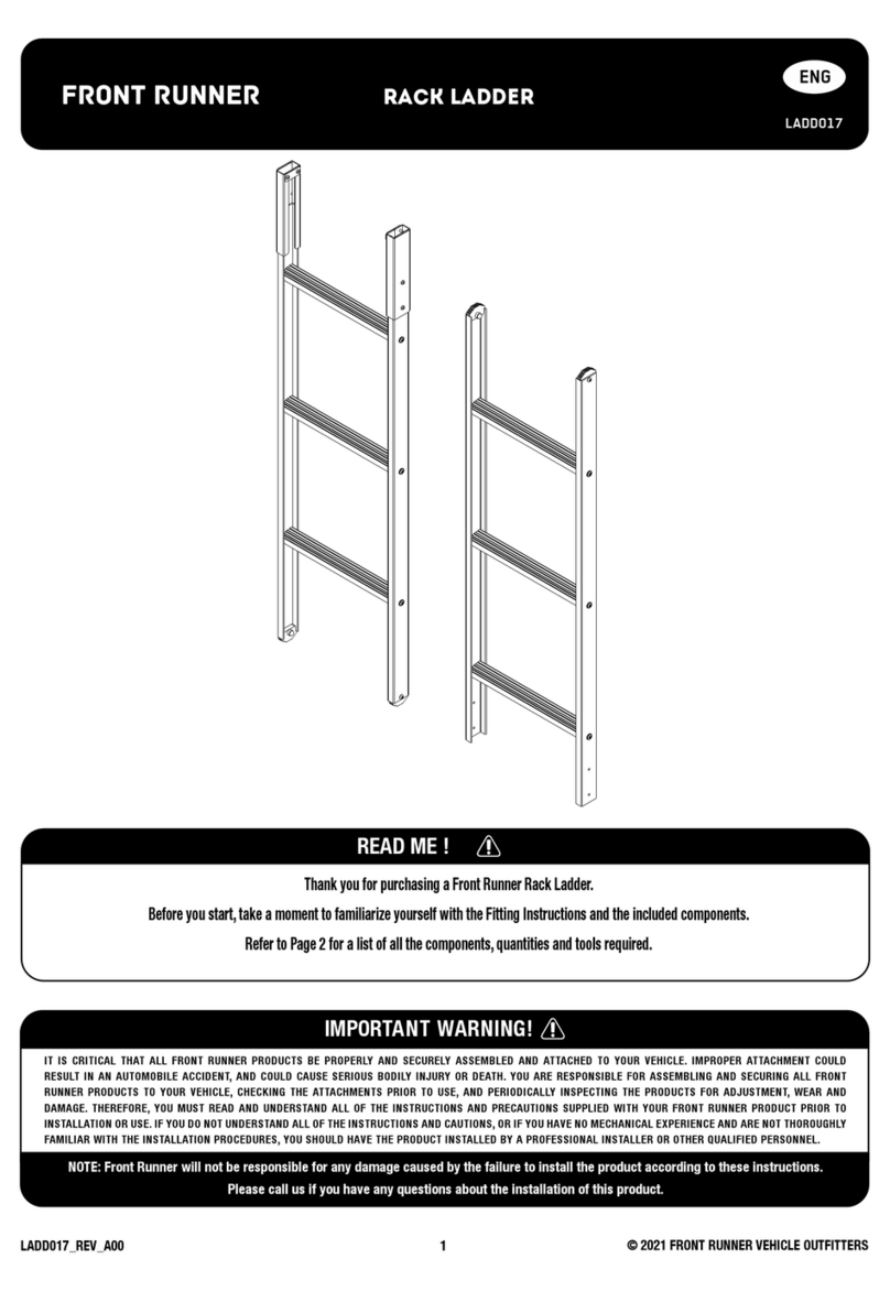 Front Runner LADD017 quick start guide