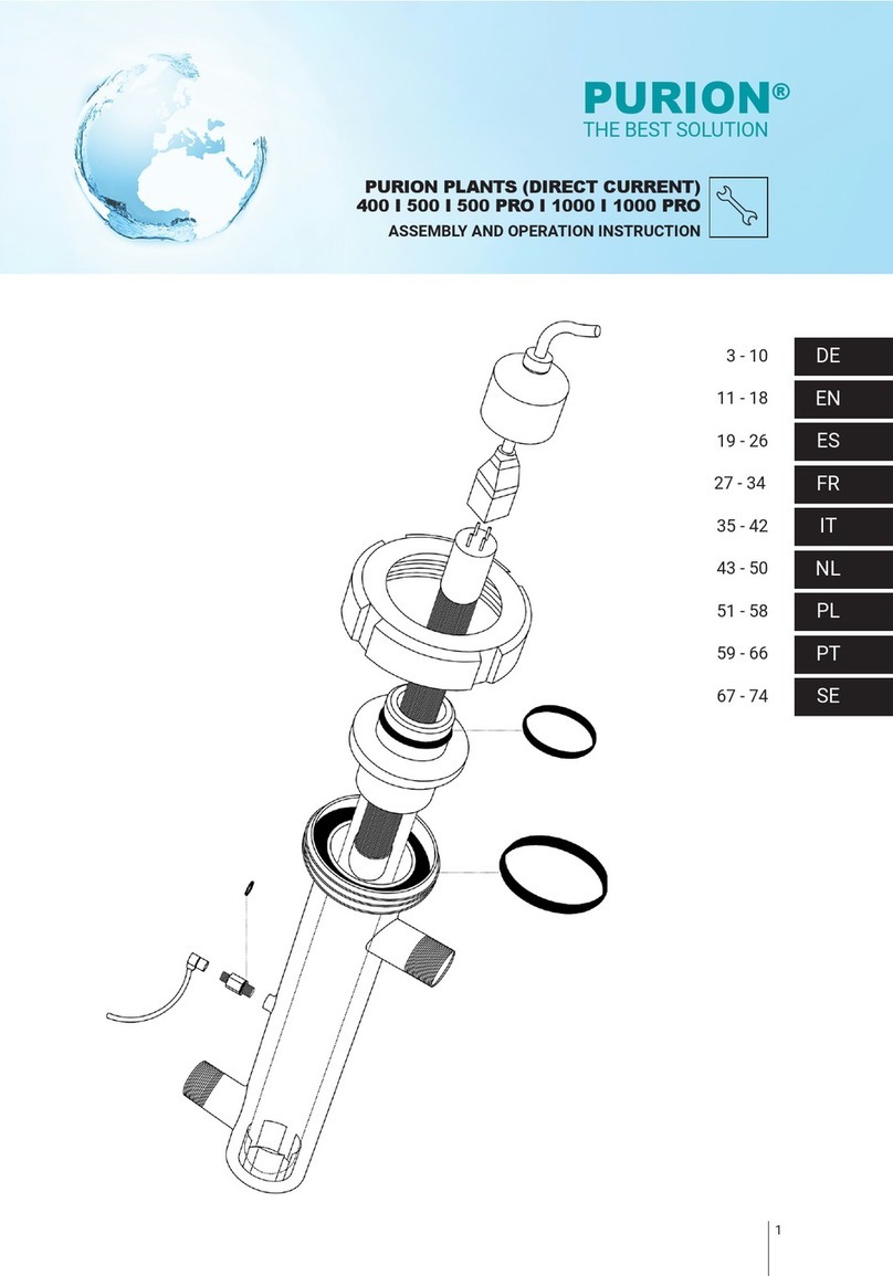 PURION 400 Assembly and operation instruction