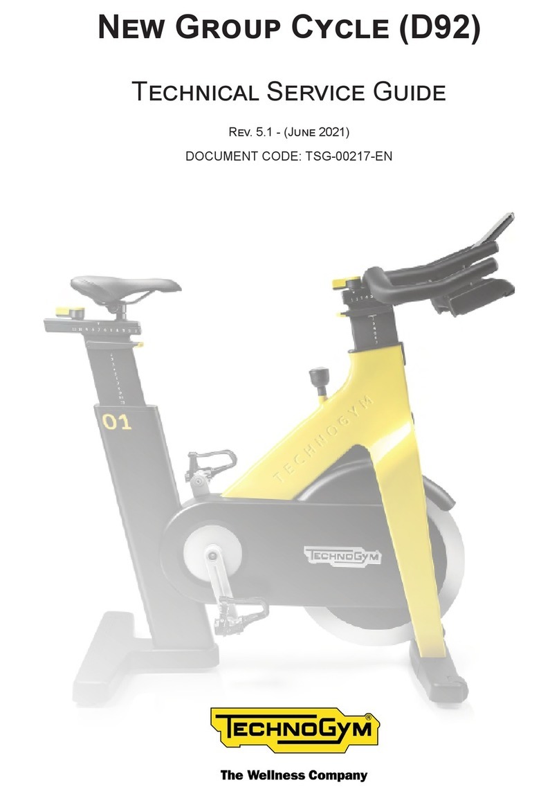 Technogym Group Cycle D92 Technical service guide