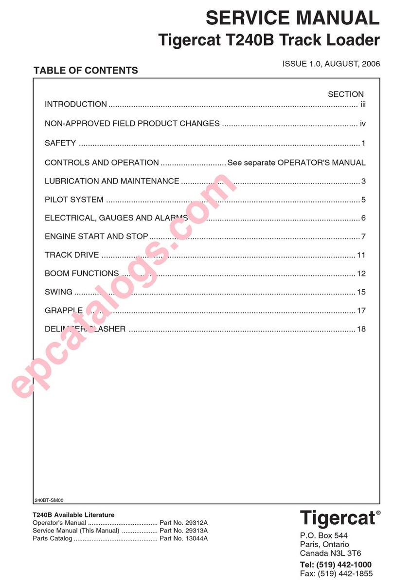 Tigercat T240B Service manual