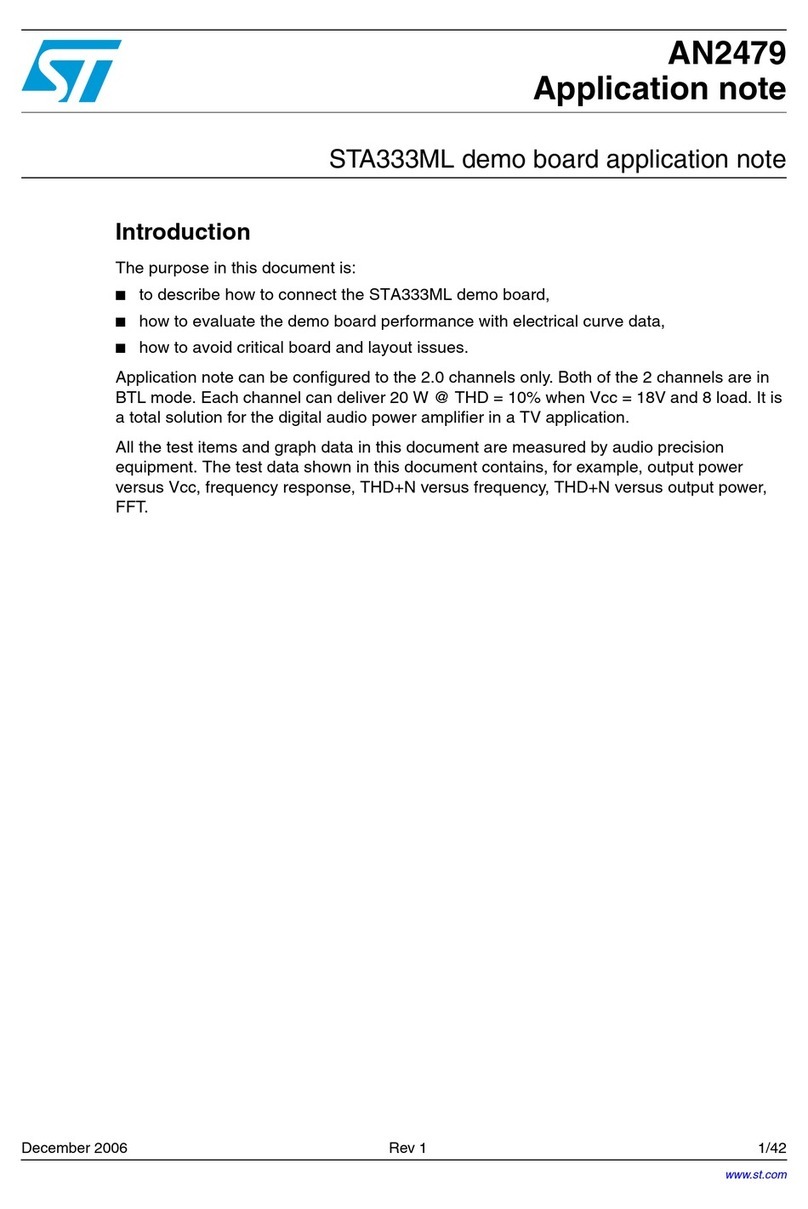 ST STA333ML Installation and operating instructions ST STA333ML Installation and operating instructions