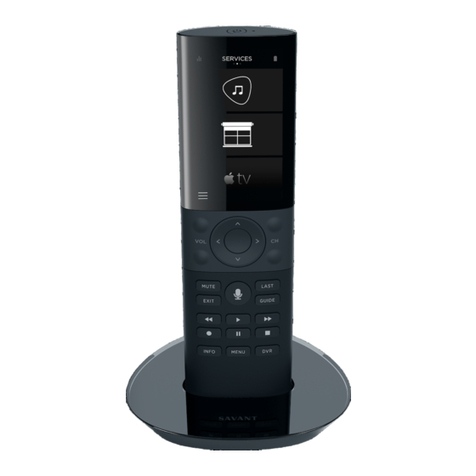 Savant PRO REM-1000 Quick reference guide