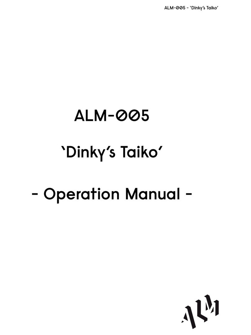 ALM Dinky's Taiko ALM-005 Operation manual