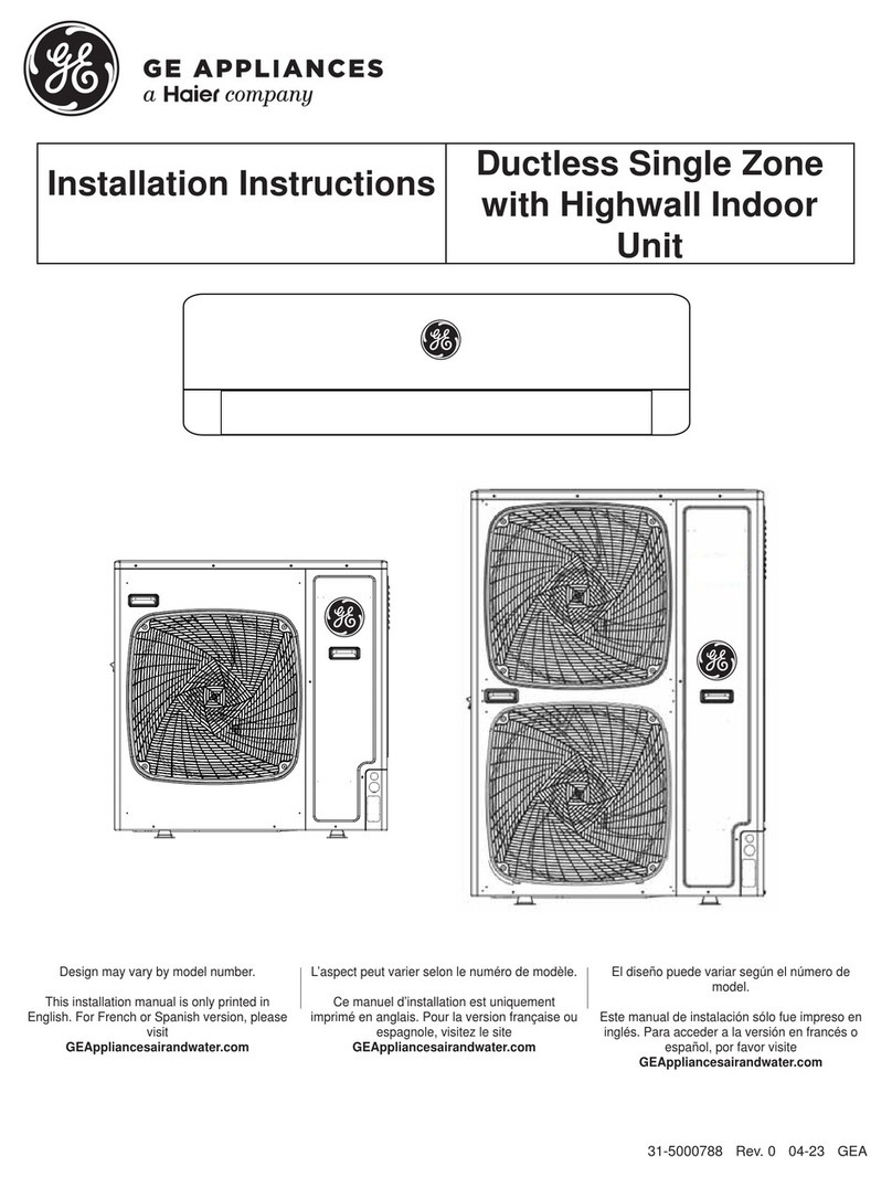 Haier GE ASH124UCDDA User manual