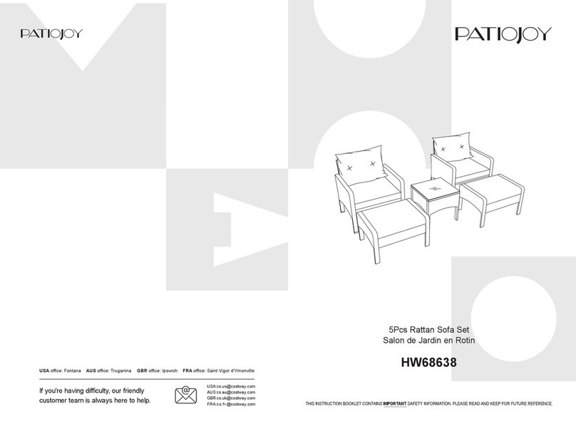 PATIOJOY HW68638 User manual