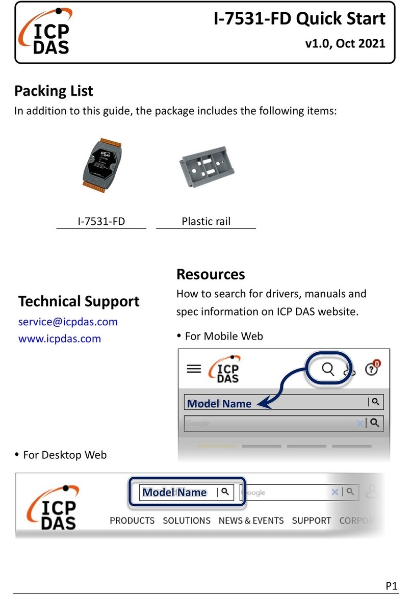 ICP DAS USA I-7531-FD quick start