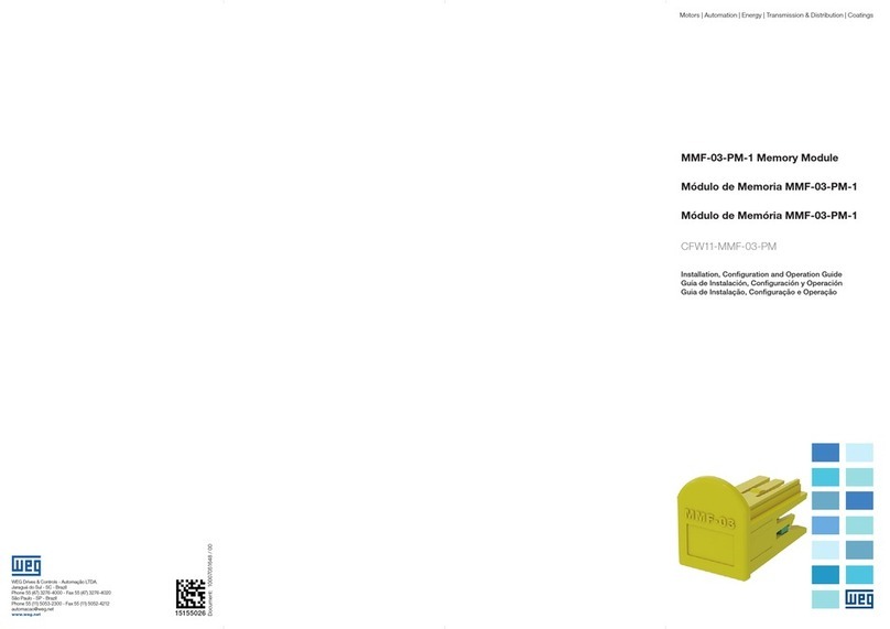 WEG MMF-03-PM-1 Installation, configuration and operations guide